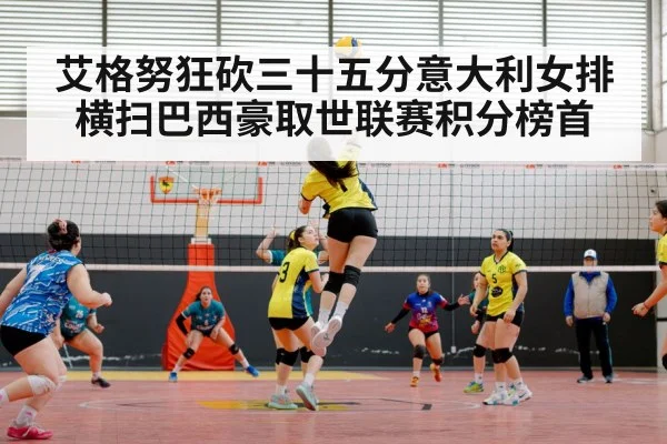 volleyball match action